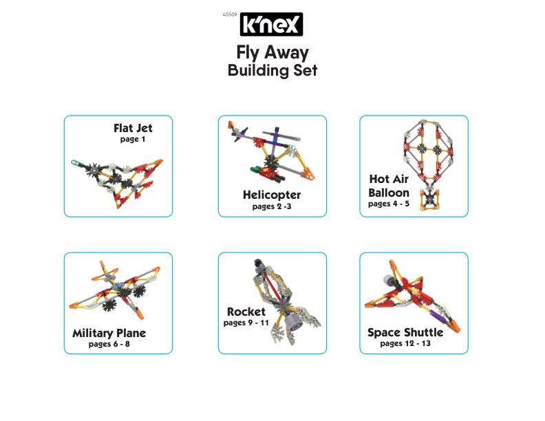 Fly Away Alt 45509 K'NEX manual