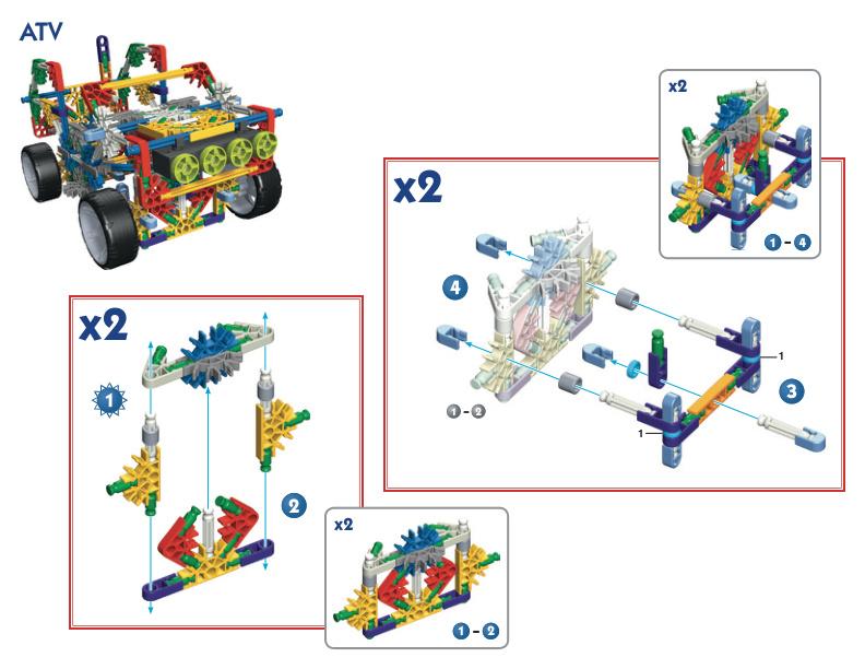 4 Wheel ATV WEB 11414 K'NEX manual