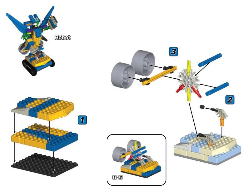 61003 61023 Robot K'NEX manual