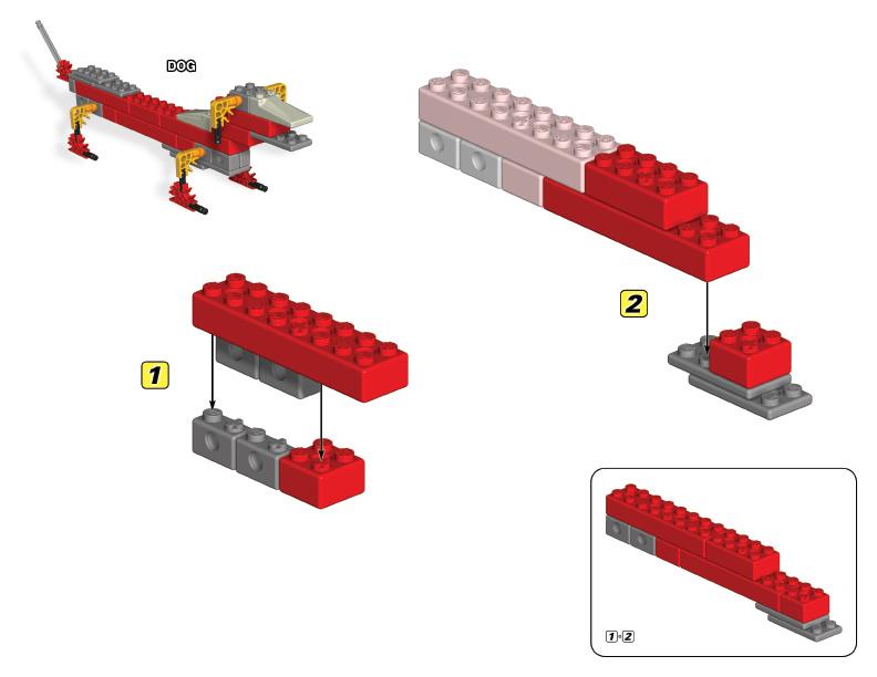 61005 61007 Dog K'NEX manual