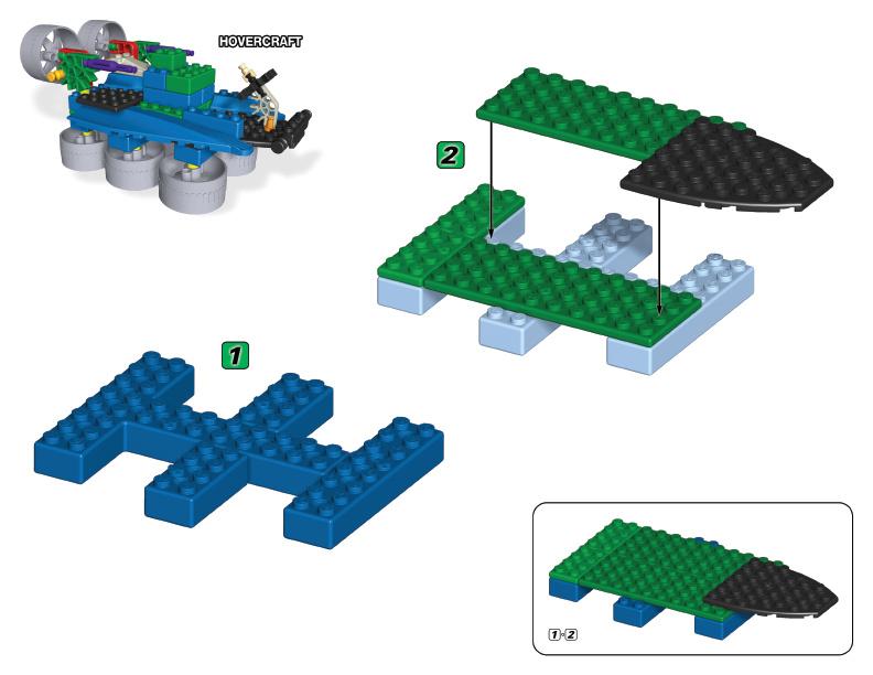 61003 61007 Hovercraft K'NEX manual