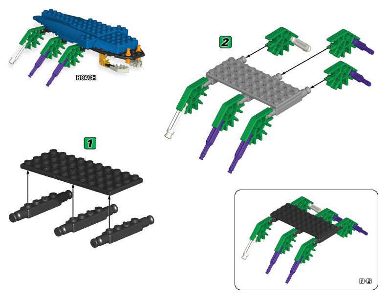 61003 61007 Roach K'NEX manual