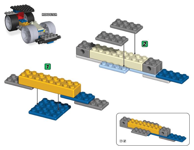 61003 61005 Roadster K'NEX manual