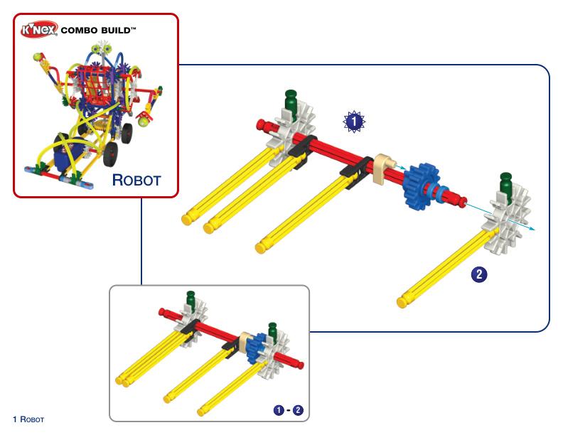 15115 12056 Super robot K'NEX