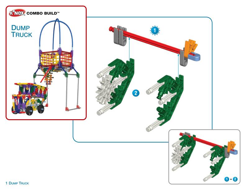 15115 12056 Dump Truck K'NEX manual