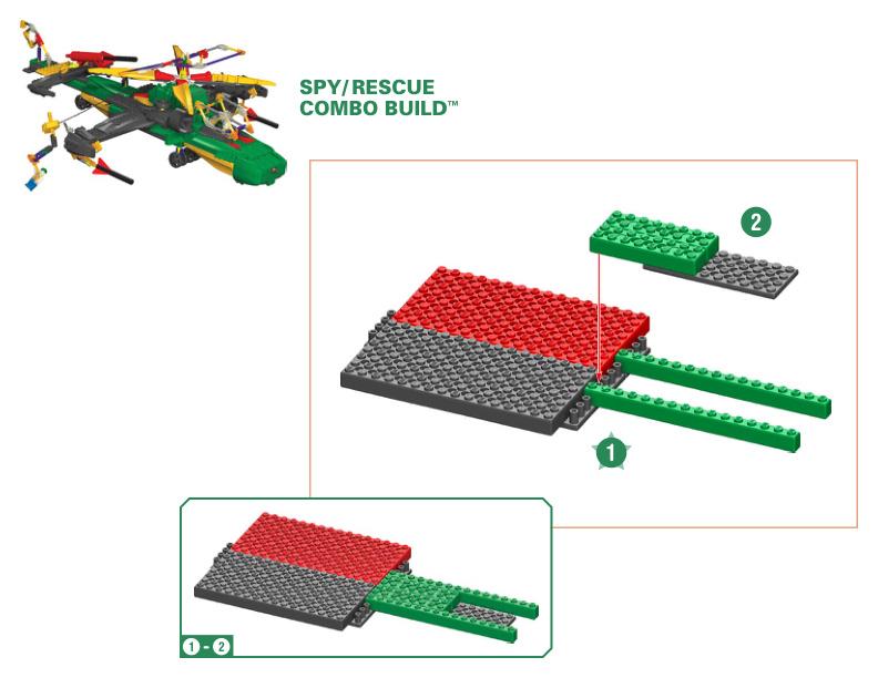12183 12184 Spy Rescue K'NEX manual