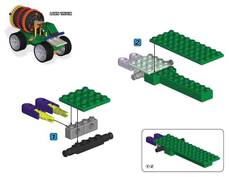 12056 61007 Lawn Truck K'NEX manual