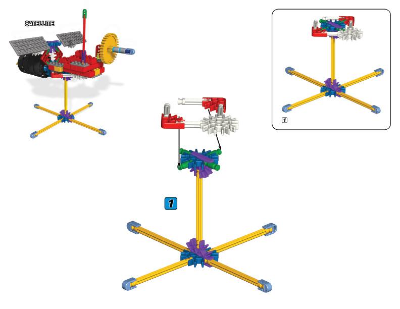 12056 61005 Satellite K'NEX manual