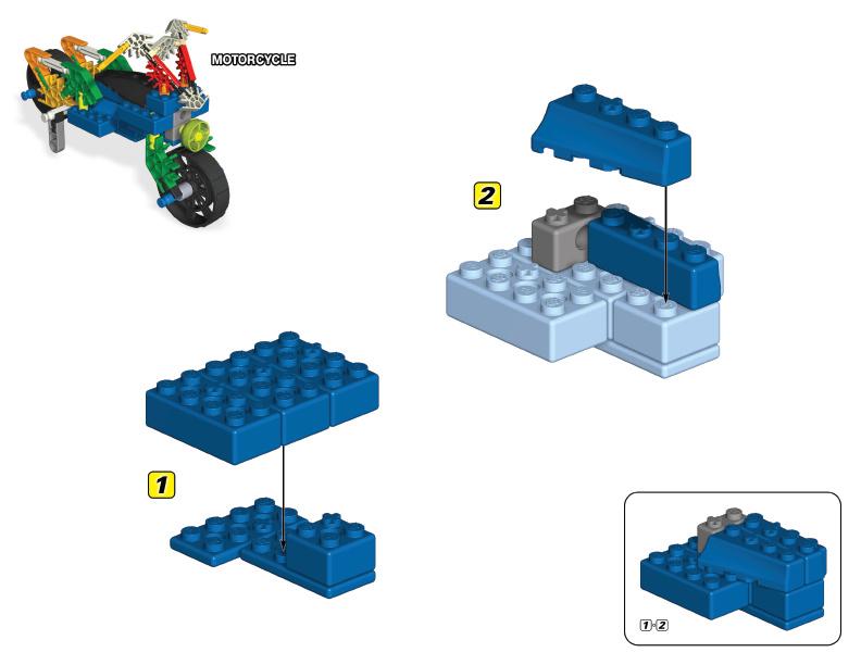 12056 61003 Motorcycle K'NEX manual