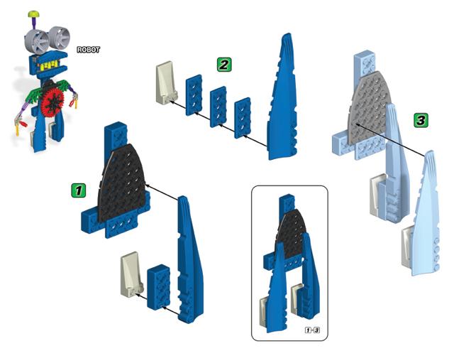 12056 61003 Robot K'NEX manual