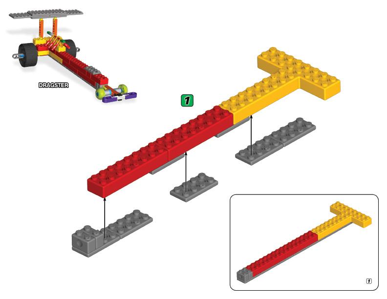 12056 61005 Dragster K'NEX manual