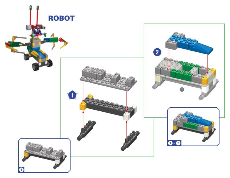 11633 11634 Robot K'NEX manual