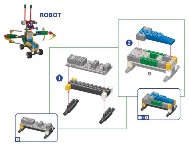 11633 11634 Robot K'NEX manual