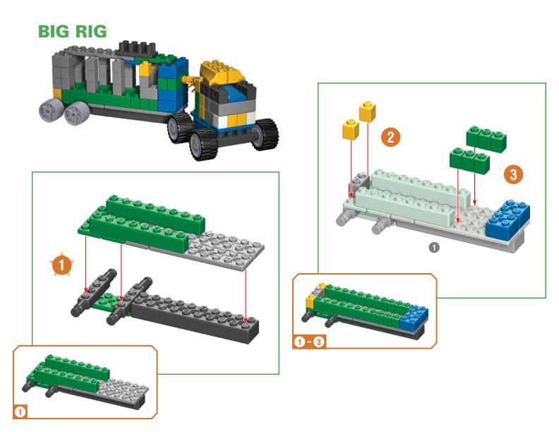 11633 11634 Big Rig K'NEX manual