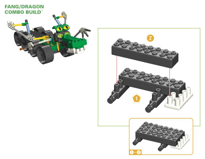 10711 10712 Fang Dragon K'NEX manual
