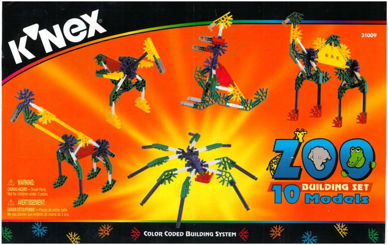 Zoo Building Set 31009 K'NEX manual
