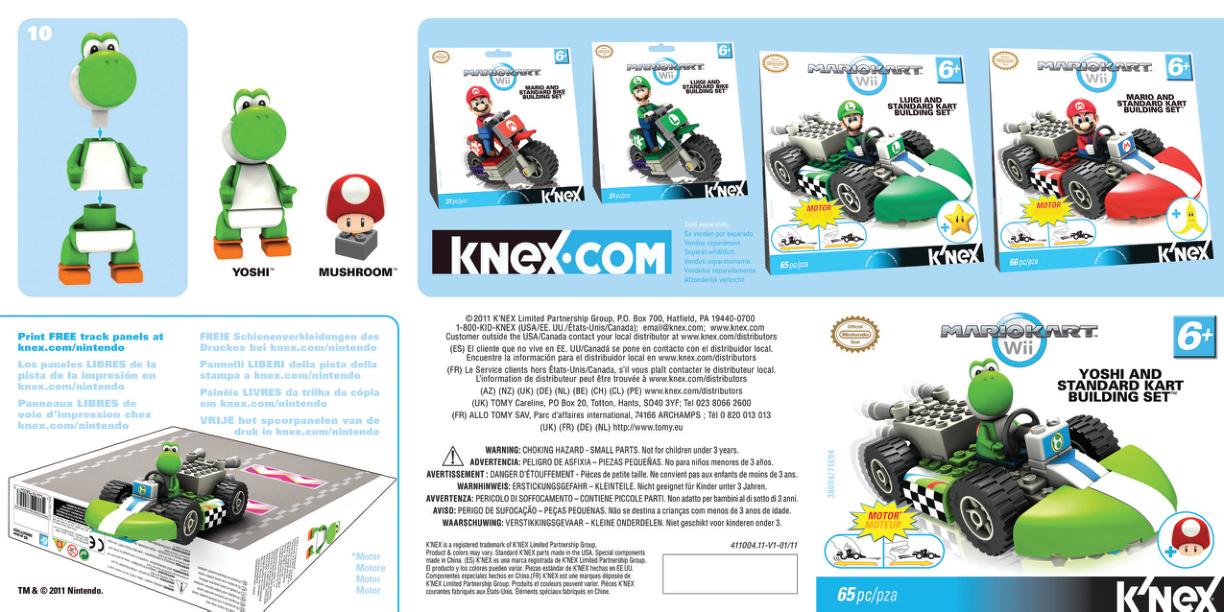 Yoshi Kart 38004 K'NEX manual