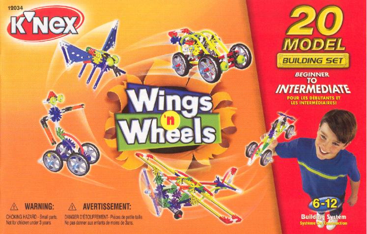 Wings N Wheels 12034 K'NEX manual
