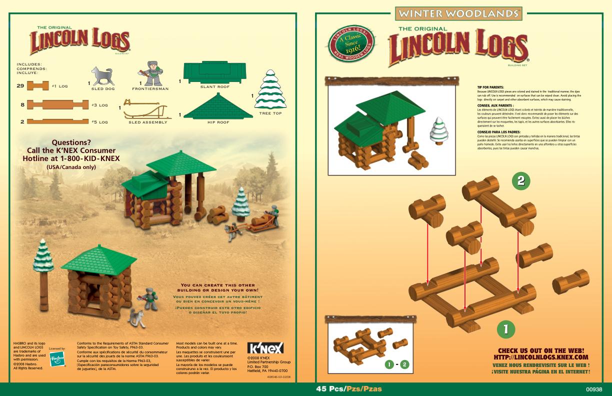 Winter Woodlands 00938 K'NEX manual