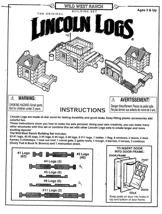 Wild West Ranch 00903 K'NEX manual