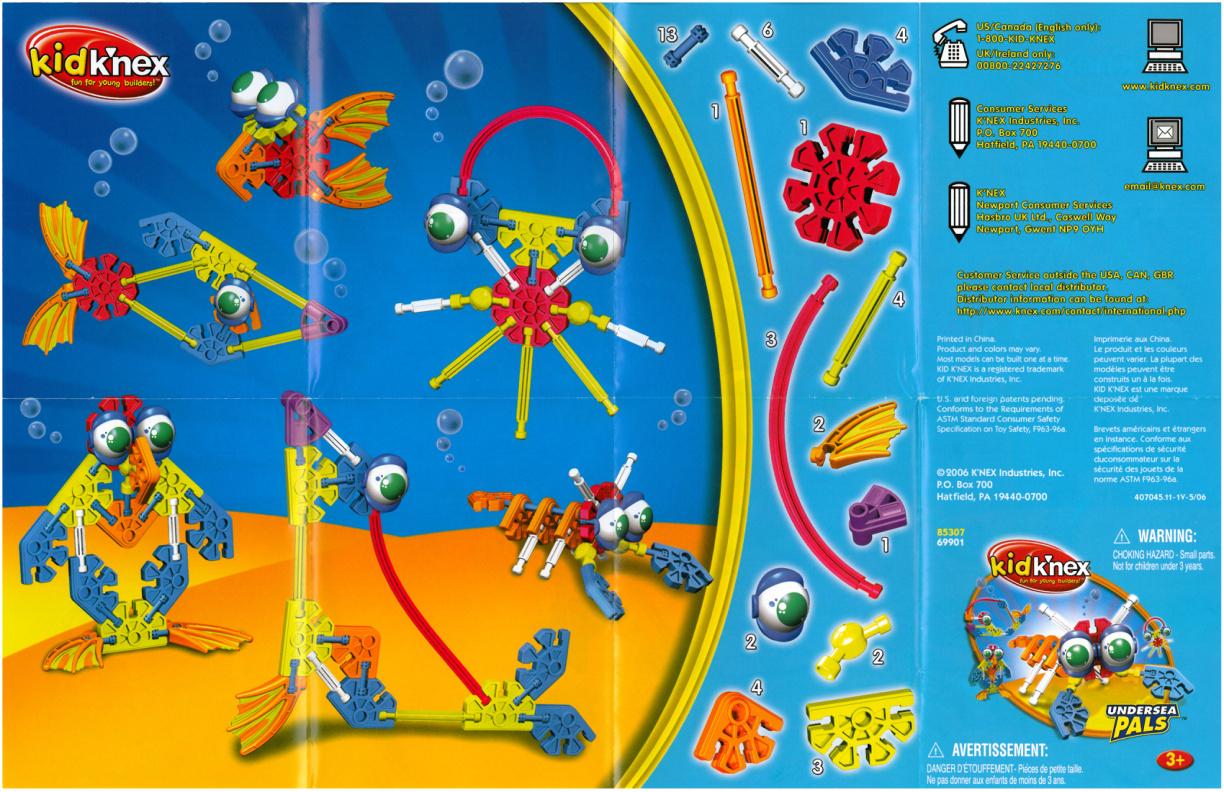 UnderseaPals 85307 K'NEX manual