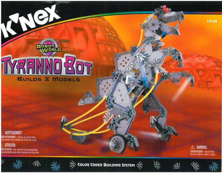 TyrannoBot 13138 K'NEX manual