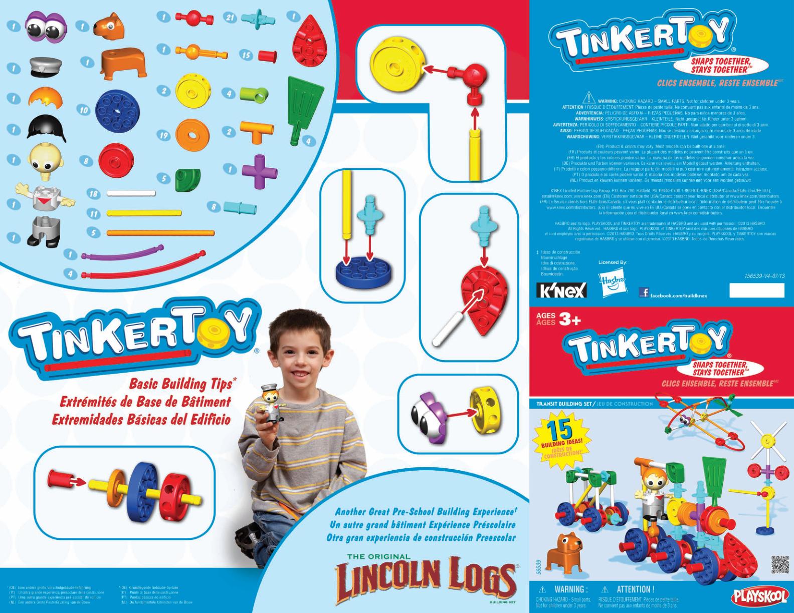 TINKERTOY Transit 56539 K'NEX manual