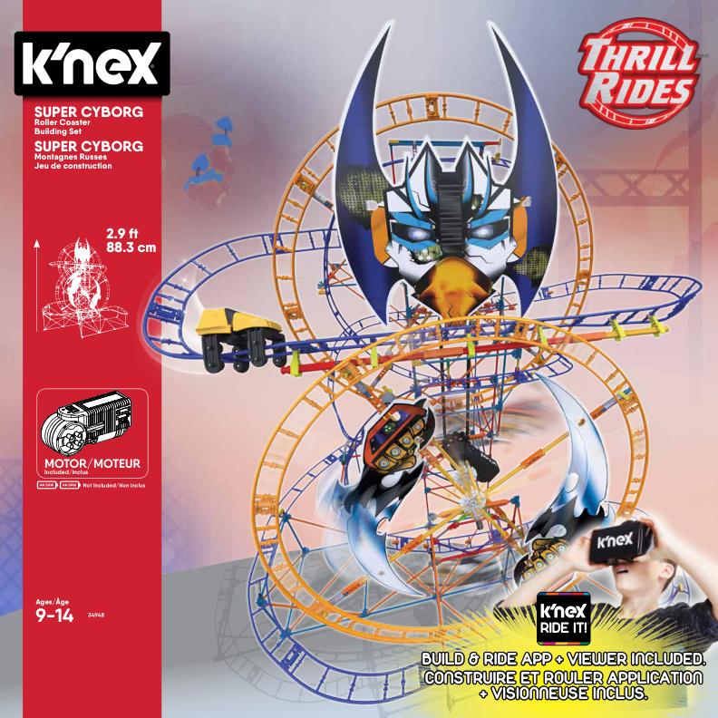 Super Cyborg 34948 K'NEX manual