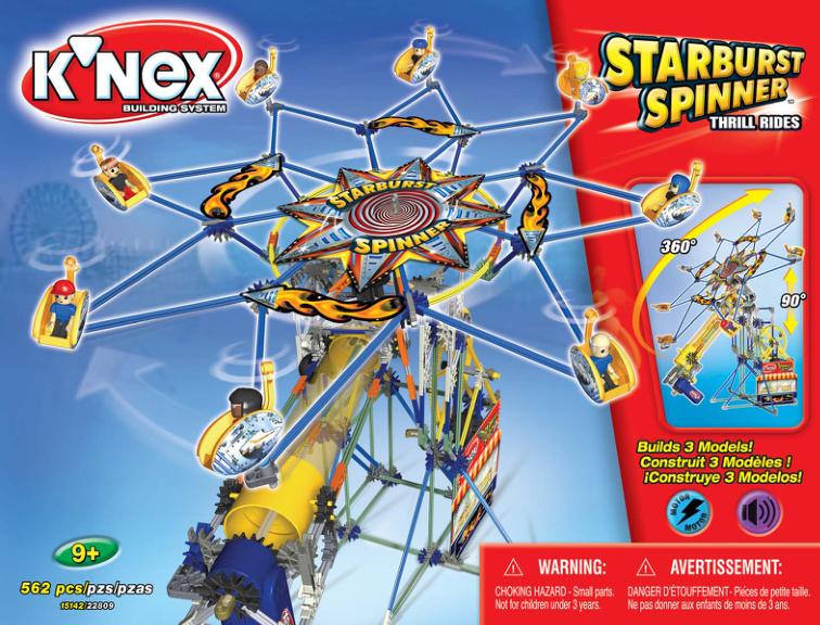 Starburst Spinner 15142 K'NEX manual