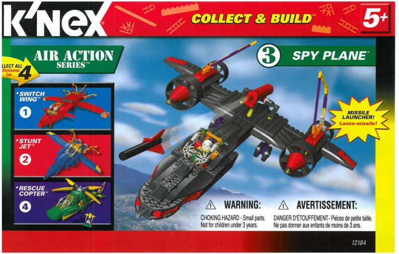 Spy Plane 3 12184 K'NEX manual