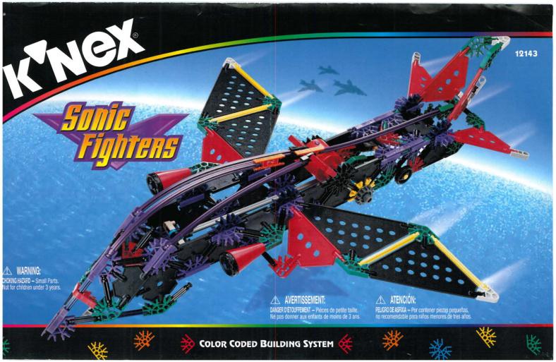 Sonic Fighter 12143 K'NEX manual