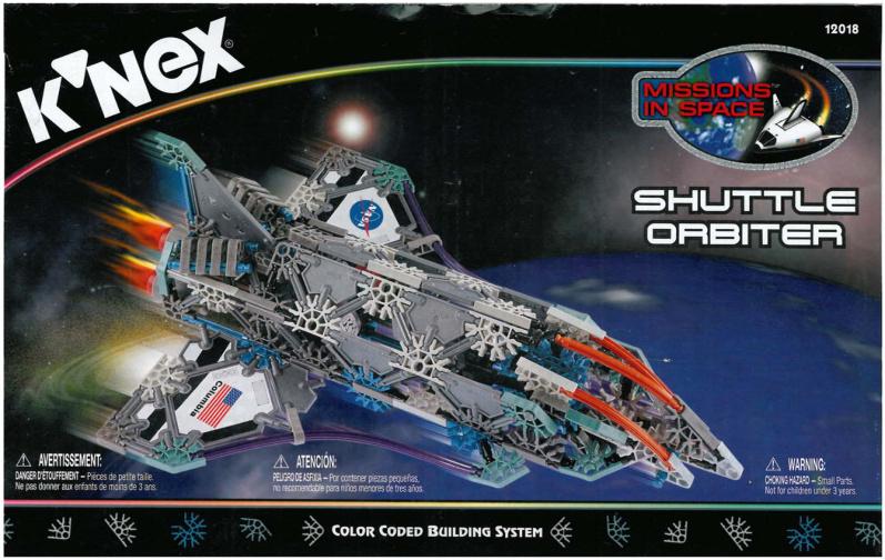 Shuttle Orbiter 12018 K'NEX manual
