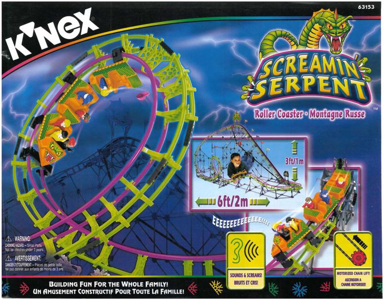 Screamin Serpent 63153 K'NEX manual