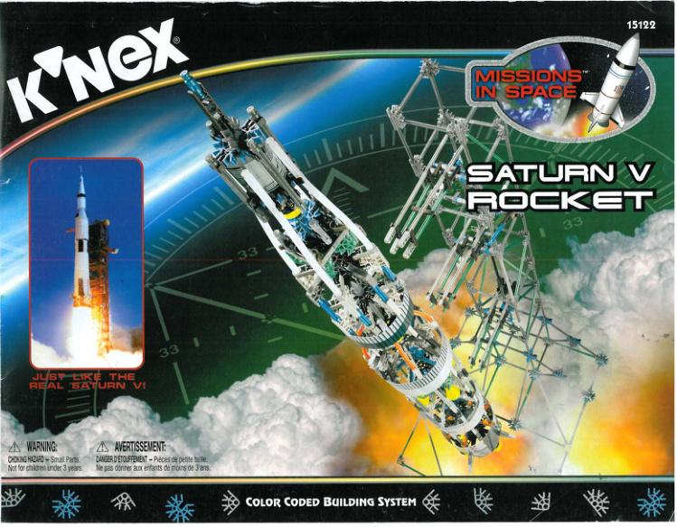 Saturn V Rocket 15122 K'NEX manual