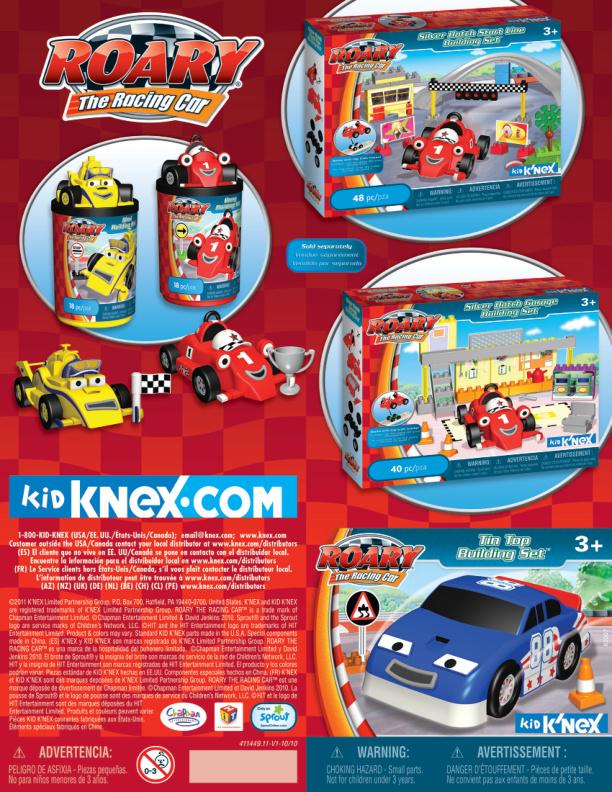 Roary Tin Top Car 82007 K'NEX manual