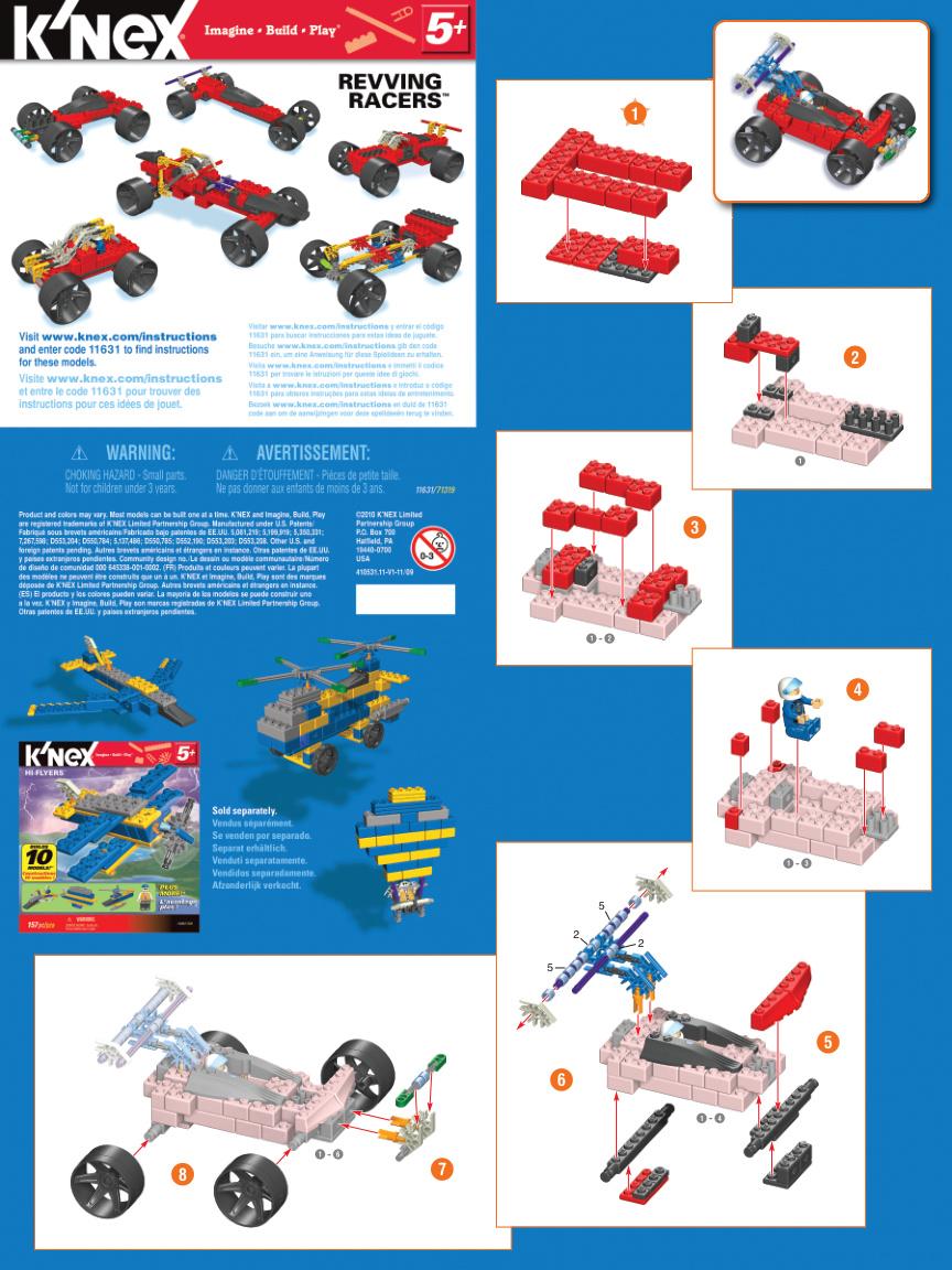 Revving Racer 11631 K'NEX manual