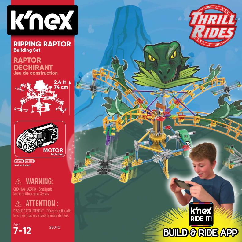 Ripping Raptor 28040 K'NEX manual