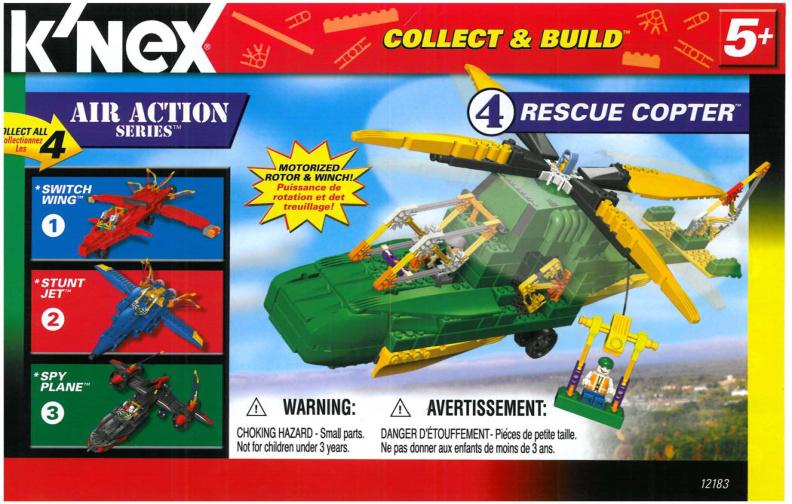 Rescue Copter 4 12183 K'NEX manual