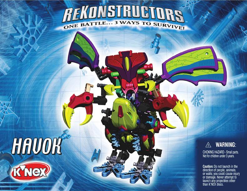 Rekonstructors Havok K'NEX manual