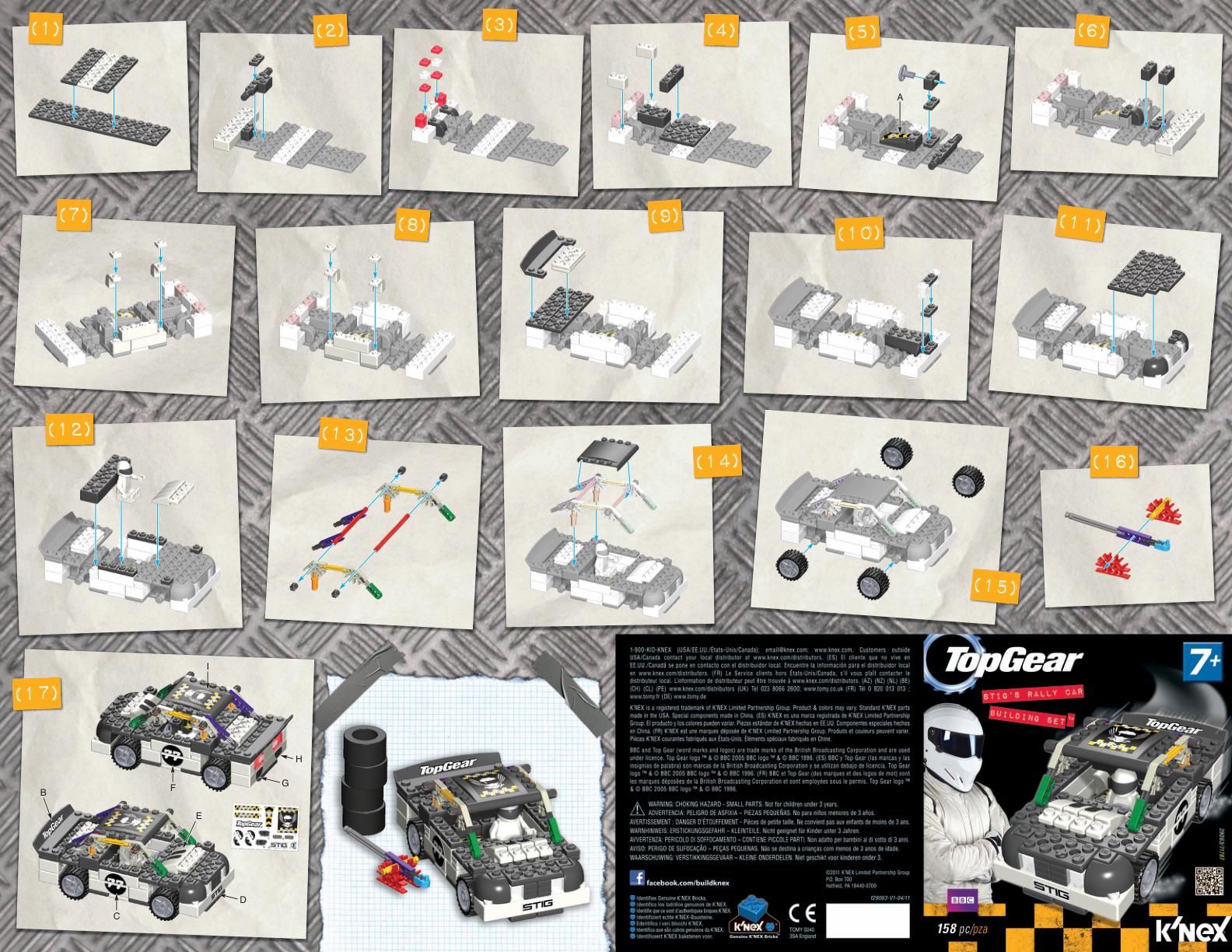 Rally Car 29063 K'NEX manual