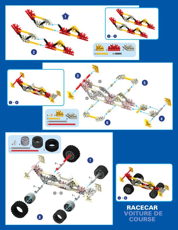 Racecar Sampler 72256 K'NEX manual