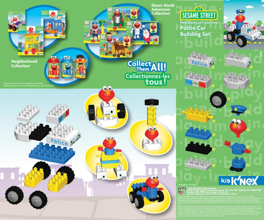 Police Car 85153 K'NEX manual