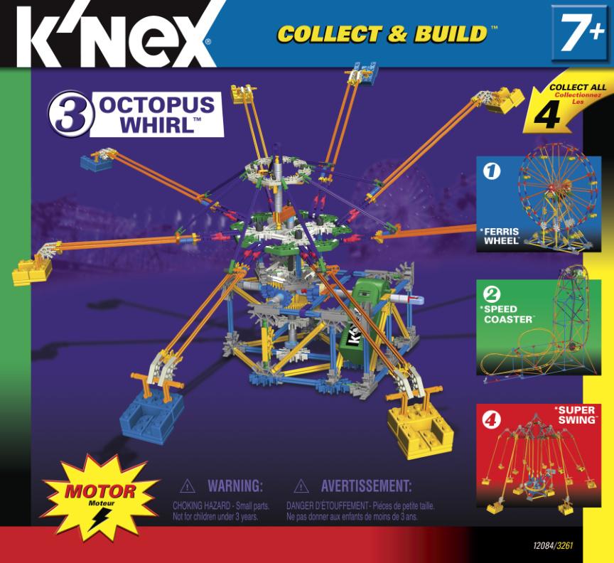 Octopus Whirl 3 12084 K'NEX manual