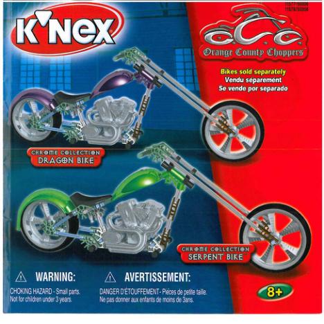 OCC Serpent Bike50006 K'NEX manual