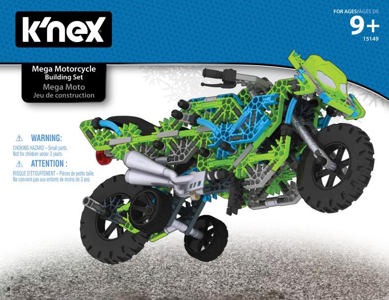 Mega Motorcycle 15149 K'NEX manual