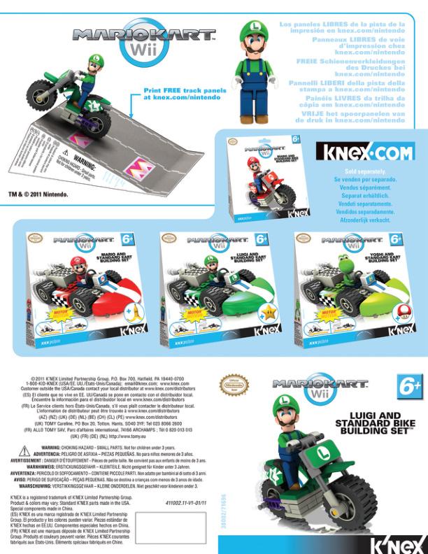 Luigi Bike 38002 K'NEX manual