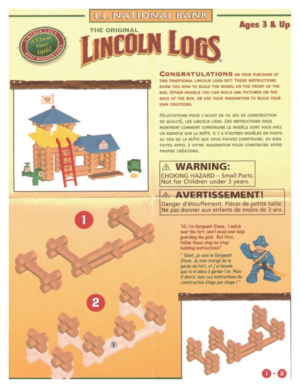 LL National Bank 00949 K'NEX manual