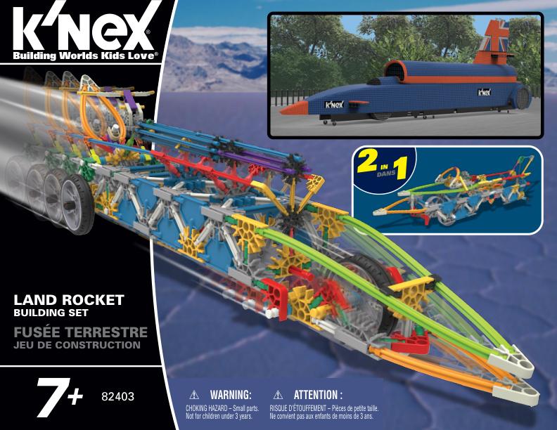 Land Rocket 82403 K'NEX manual