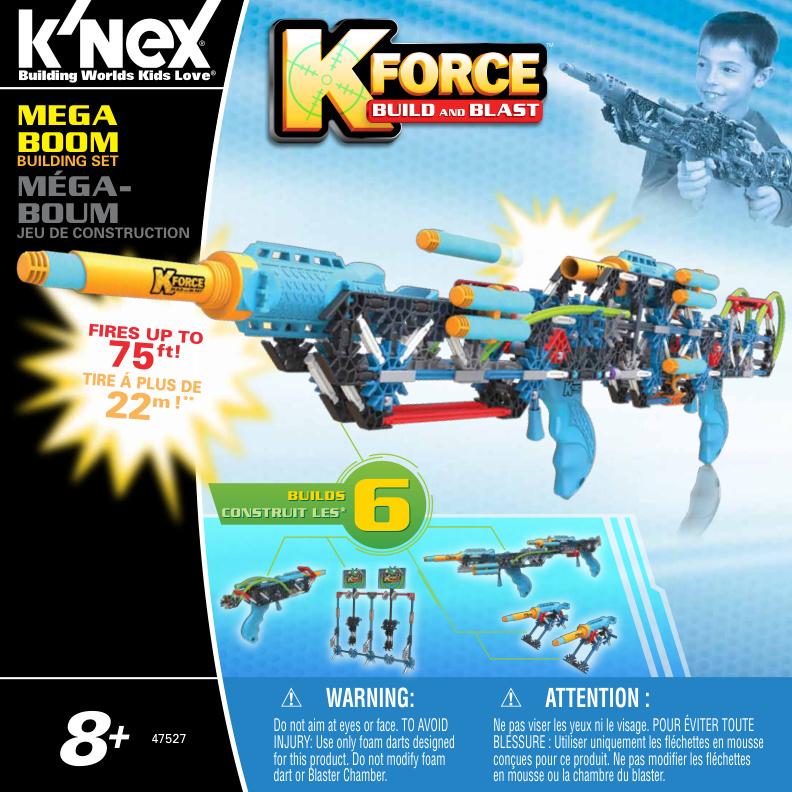 K FORCE Mega Boom 47527 K'NEX manual