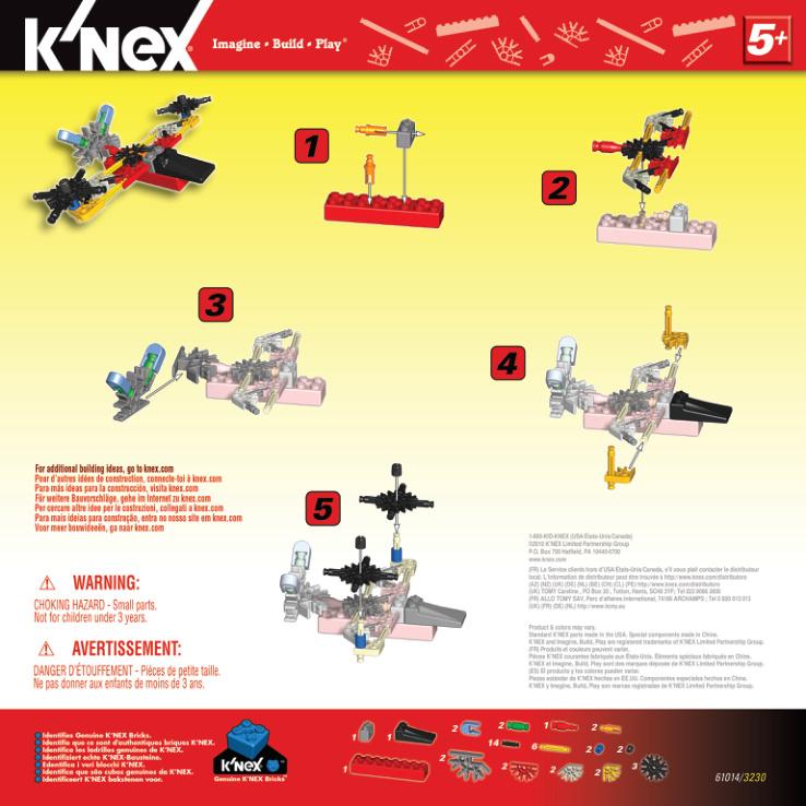 Intro Set Plane 61014 K'NEX manual